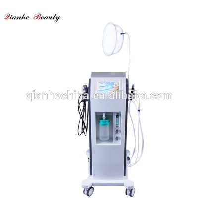 Vertical 4 in 1 ultrasonic RF facial lifting oxygen inhalation device aqua peel machine QH-W005