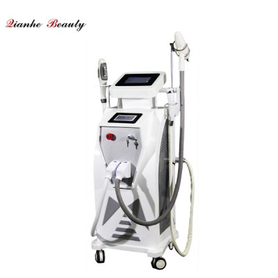 Newest beauty salon 3 in 1 OPT SHR + ND LASER + RF MACHINE